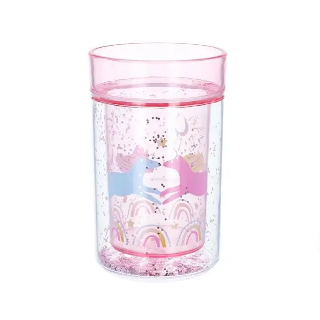 Verre Paillettes Licorne