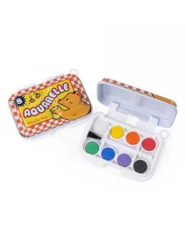 Mini palette aquarelle jaune Moulin Roty