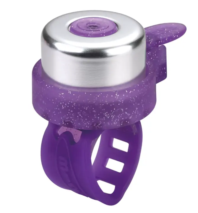 [MI-1390] Micro Bell Violet Paillettes