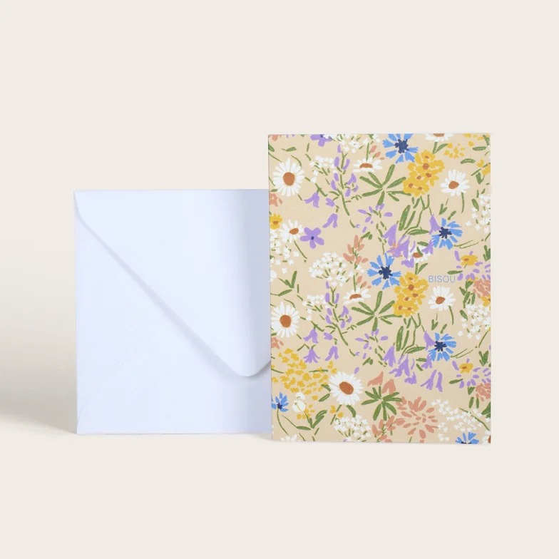 Carte Jardin d'été Bisous Season Paper