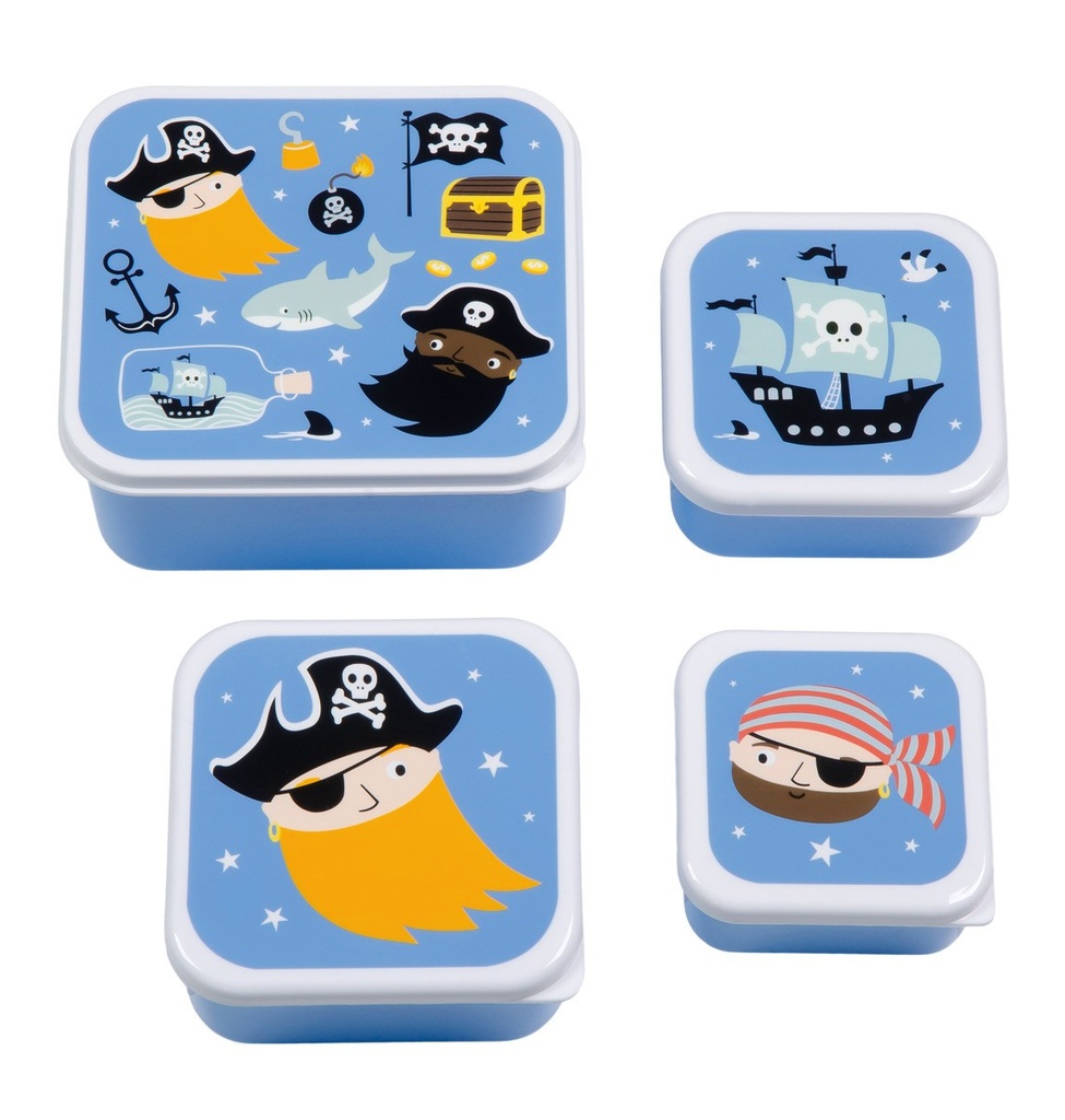 Set de boîtes à collations Pirates