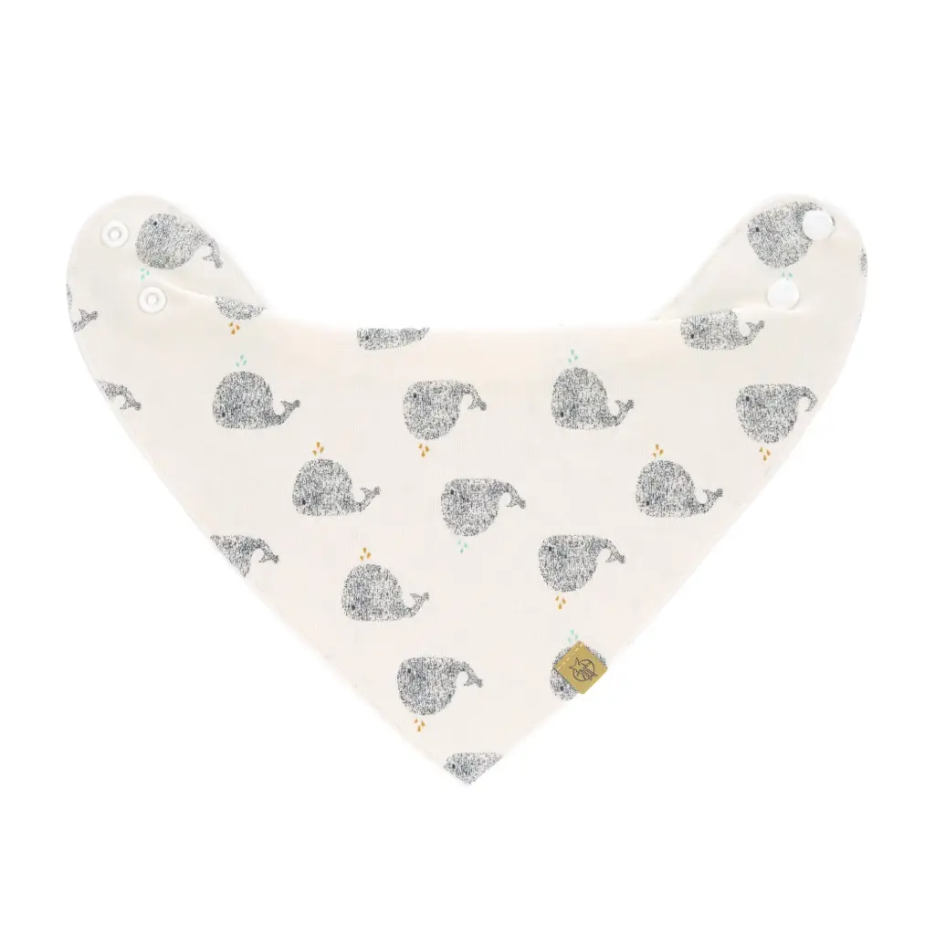 Bandana réversible Petite baleine d'eau