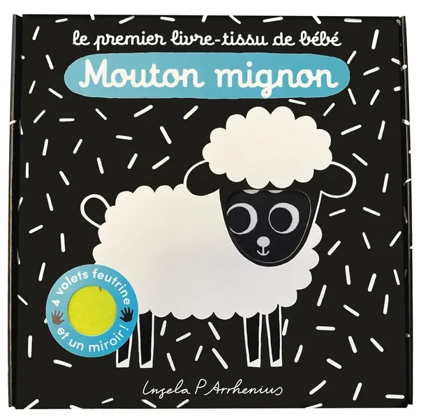 [CA-6411] Mouton mignon Livre tissu