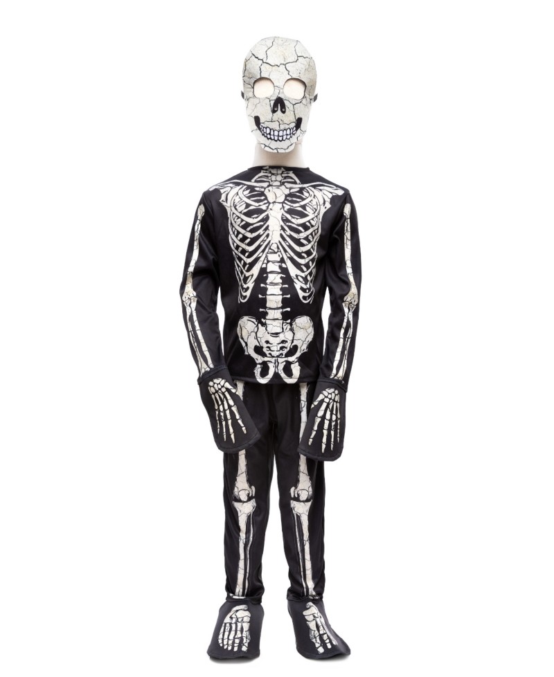 Costume de Squelette phosphorescent, 3-4 ans