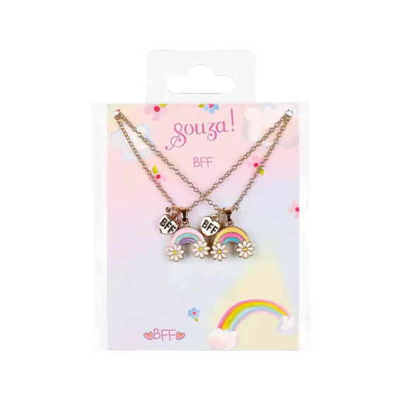 2 Colliers BFF Arc-en-ciel Souza