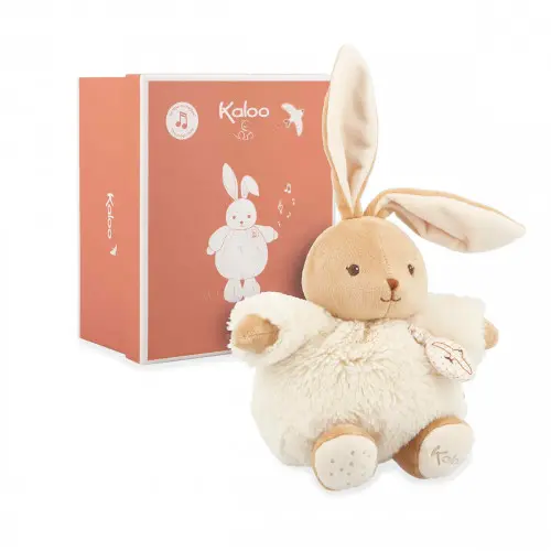 Peluche Musicale Lapin crème Patapouf