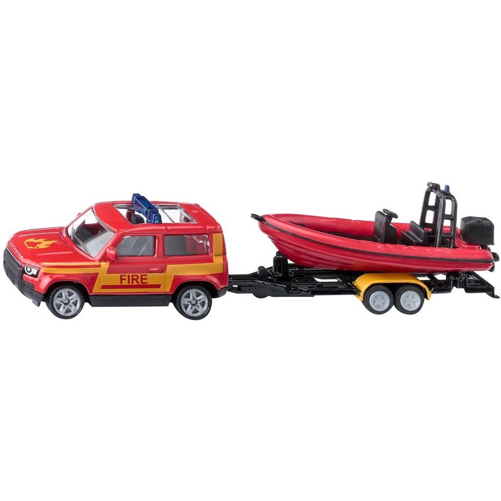 Land Rover Defender avec bateau Siku