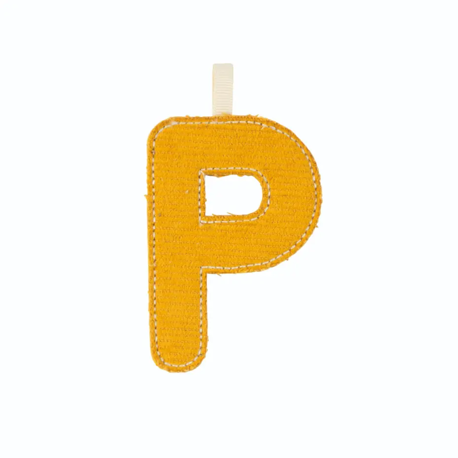 Lettre P phosphorescente