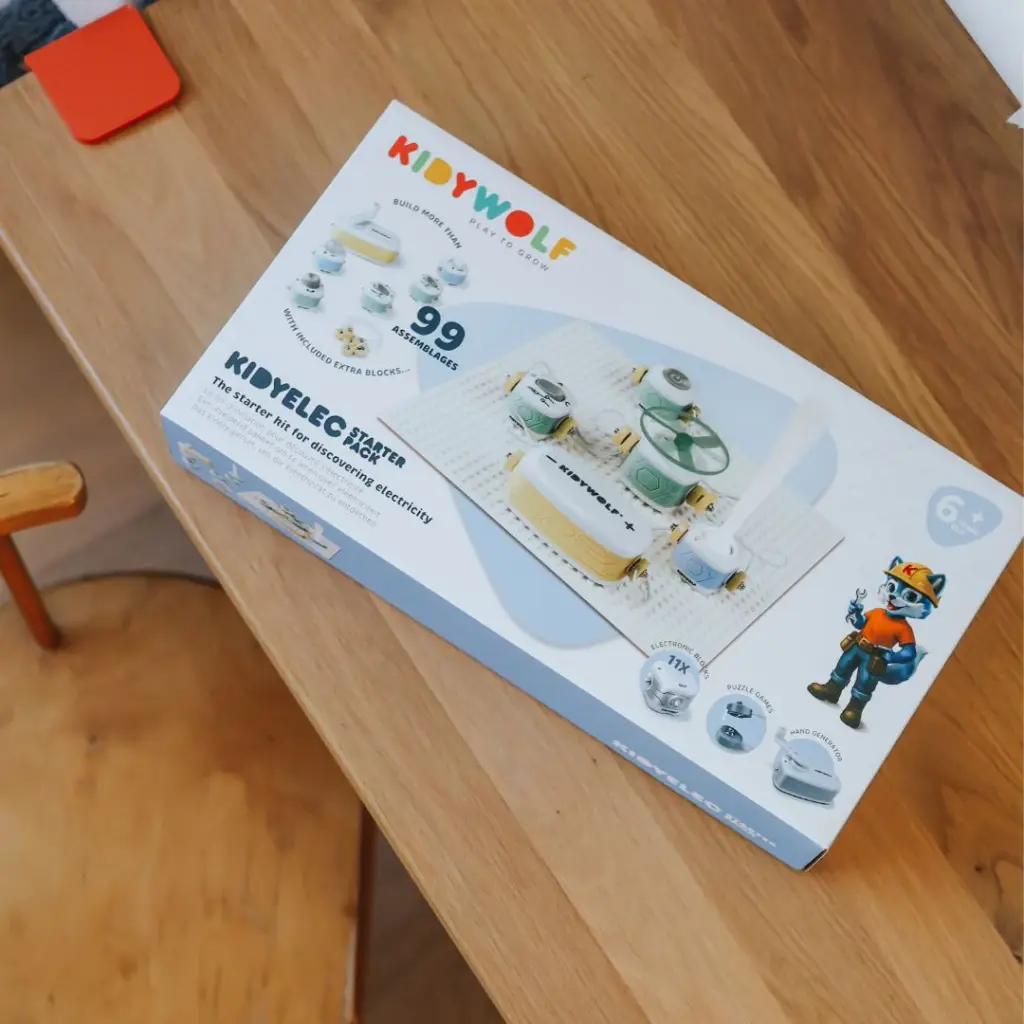 KidyElec Starter Mon premier kit d'électricité Kidywolf