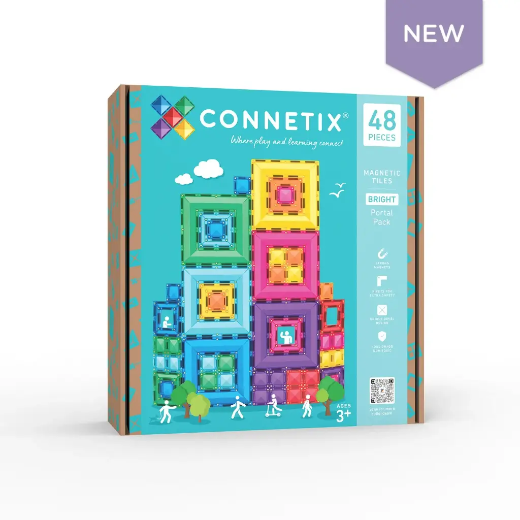 [CO-0169] Connetix 48 pcs Bright Portal Pack