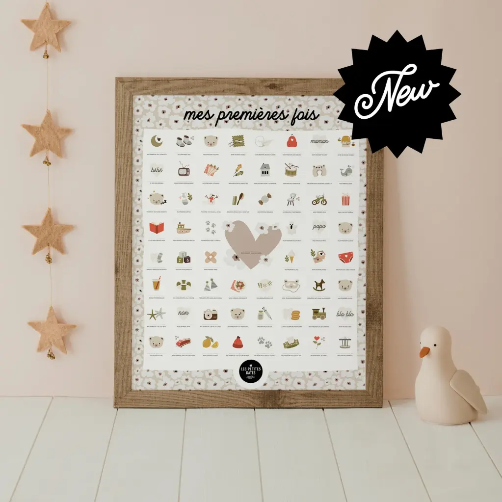 Affiche Mes Premières Fois Ourson - Les Petites dates