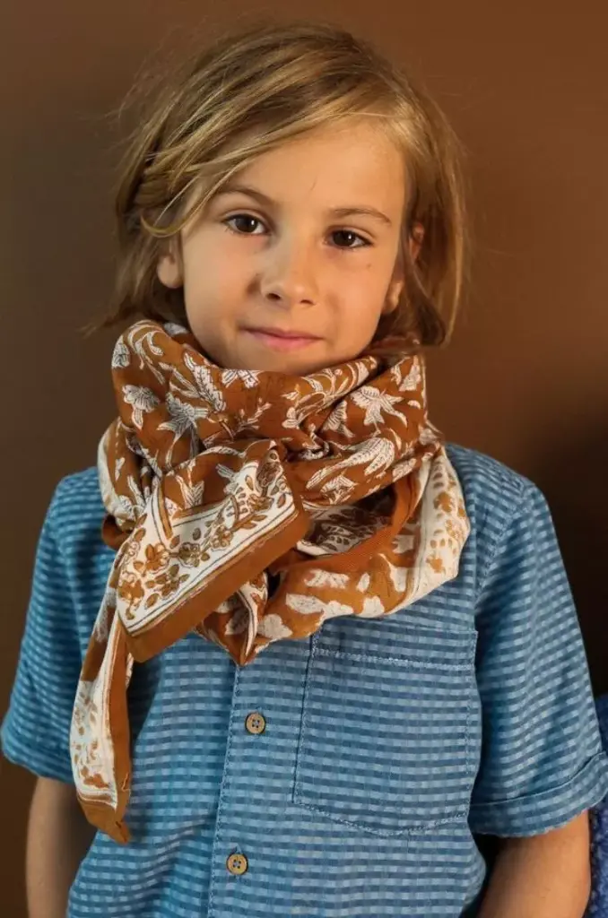 Foulard Adulte Calcutta Caramel So Family 