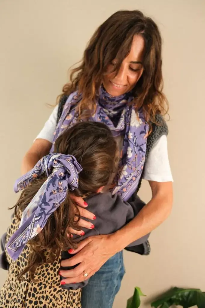 Foulard Adulte Delhi Parme So Family