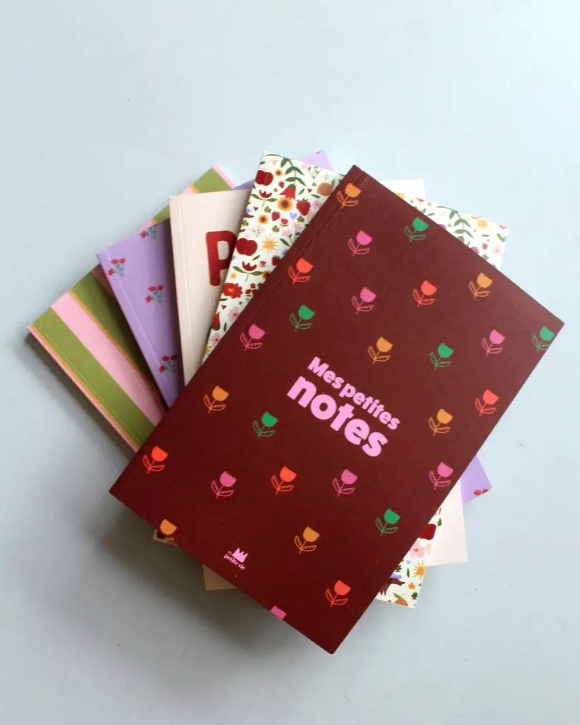 Carnet Fleurs marrons A5 Ma Petite Vie