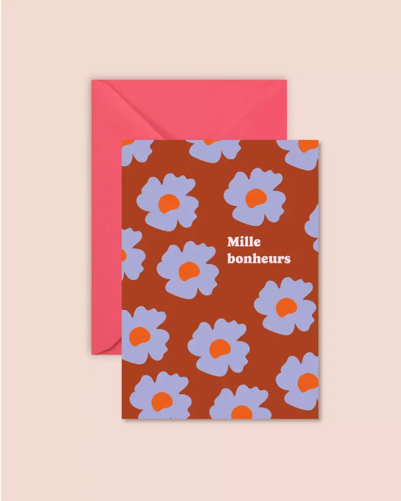 Carte Amour Mille Bonheurs