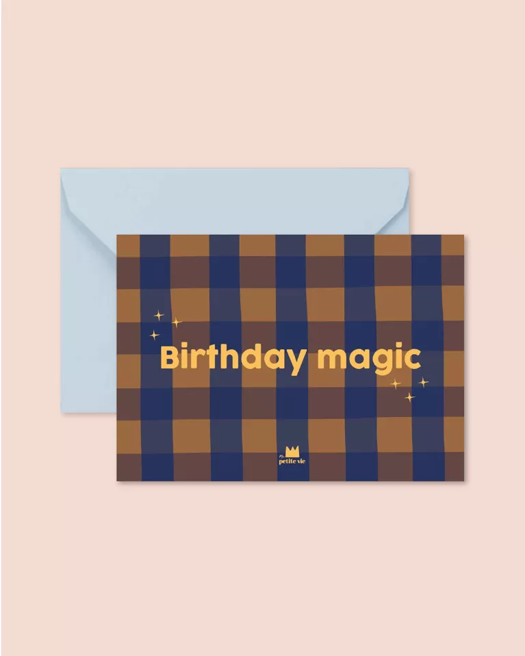 Carte Anniversaire Birthday magic Ma Petite vie