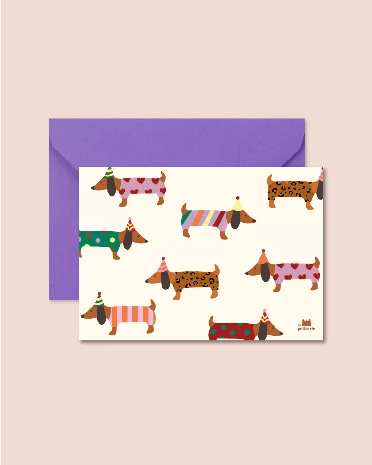 Carte Anniversaire Teckel Birthday Ma Petite vie