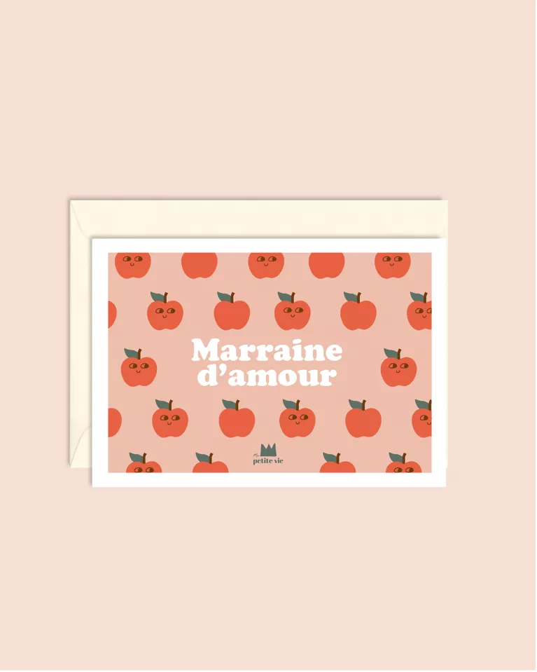 Carte Famille Marraine d'amour Ma Petite vie