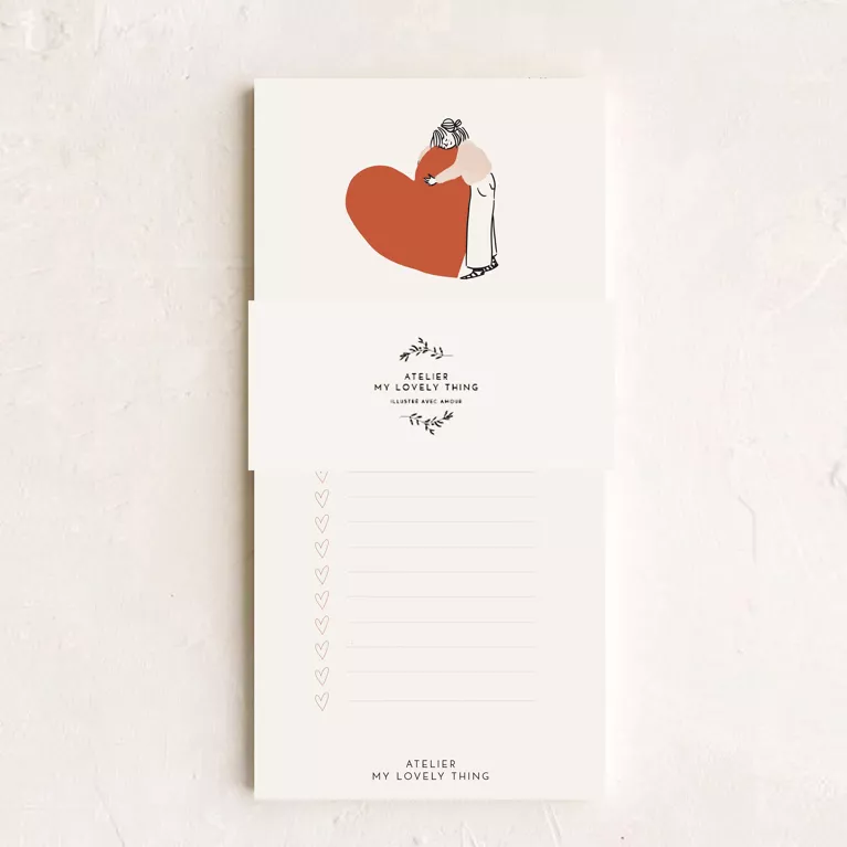 Bloc-notes Serre-moi fort My Lovely Thing