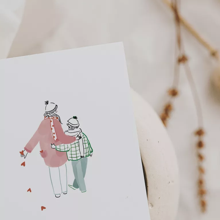 Carte Simple Chemin My Lovely Thing