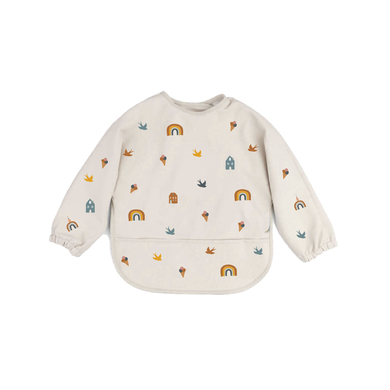 Long Sleeve Baby Bib Rainbow Bavoir Longues manches