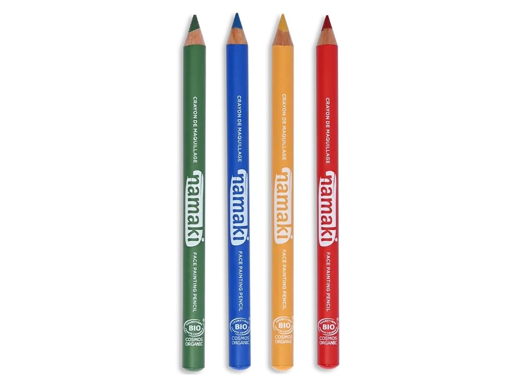 Crayons de maquillage Jaune Vert Bleu Rouge Namaki