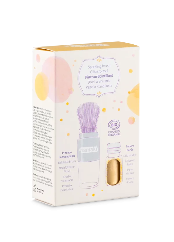 Pinceau magique et Poudre scintillante Or Namaki