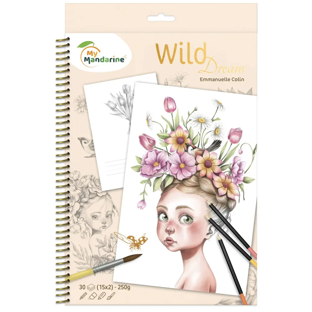 Carnet de Coloriage Wild A4