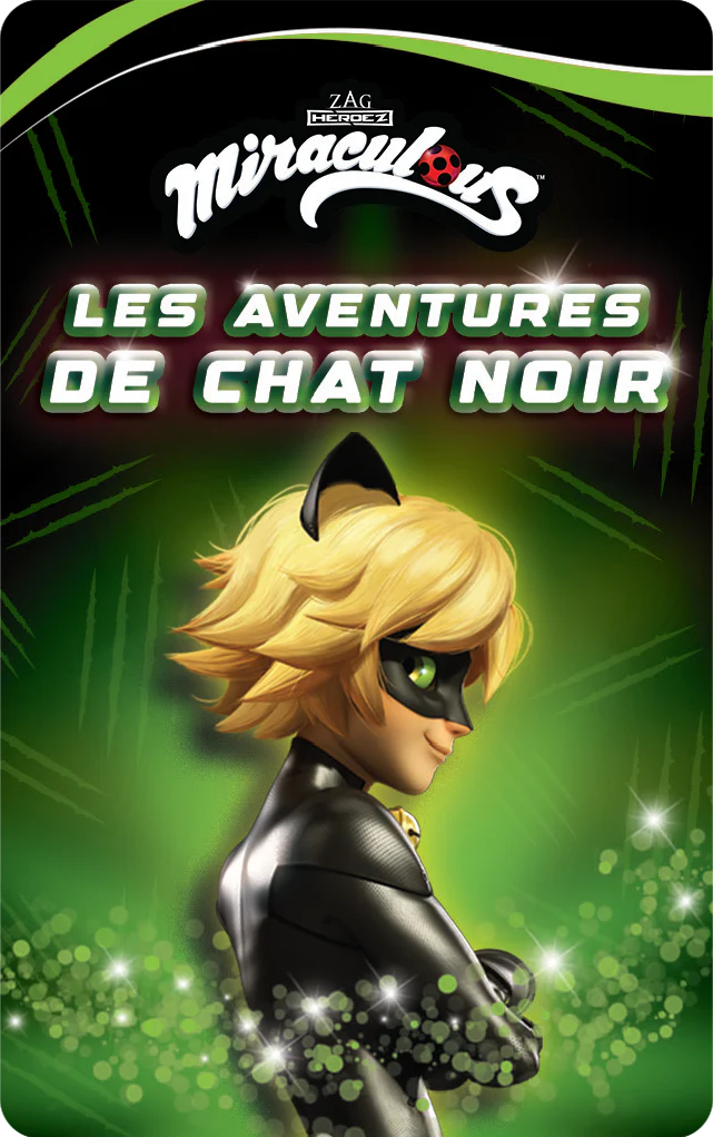 Carte à histoire Yoto : Miraculous Les aventures de Chat Noir 8+
