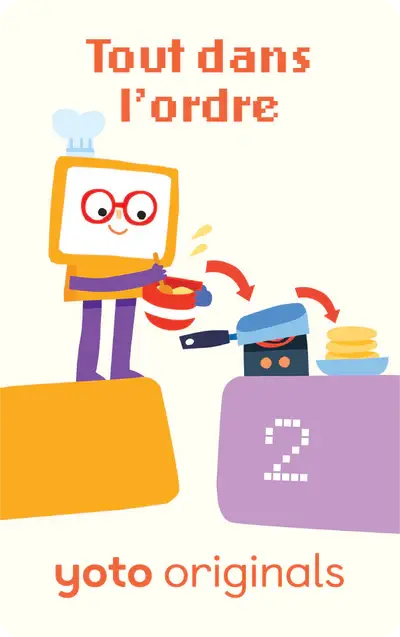 Carte à activités Yoto : Coder est un jeu 4+