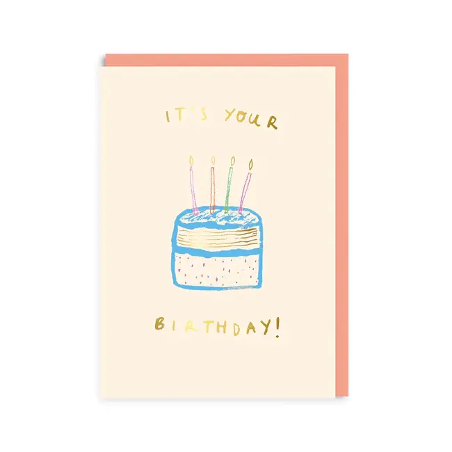 It’s Your Birthday Cake Greeting Card 