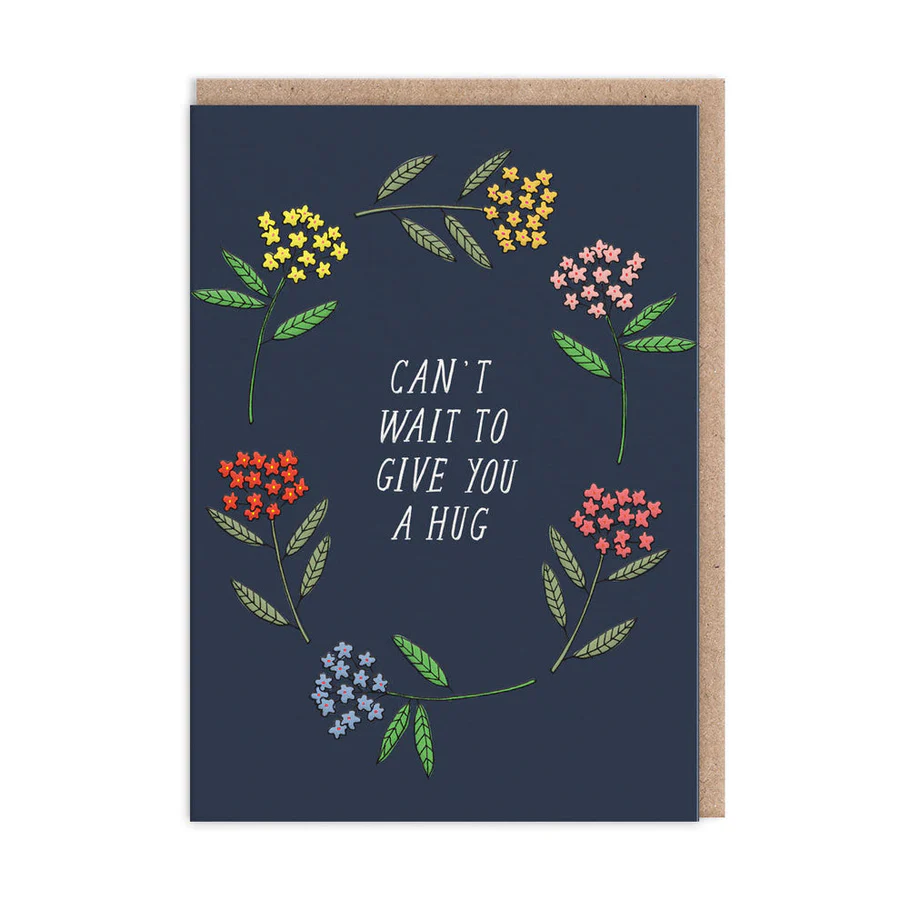 Can't Wait To Give You a Hug Sympathy Card 
