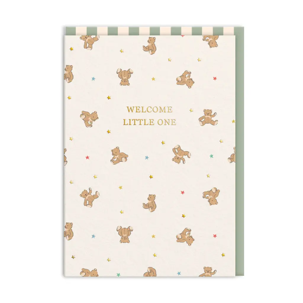 Cath Kidston Welcome Little One Bears Greeting Card