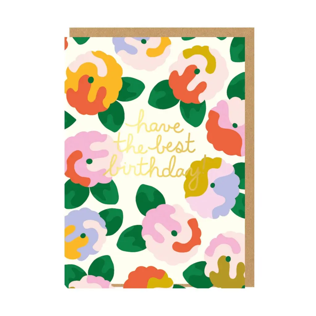 Have The Best Birthday Floral Birthday Card