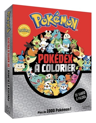 Pokémon : Pokedex à Colorier De Kanto à Paldea : Livre De Coloriages