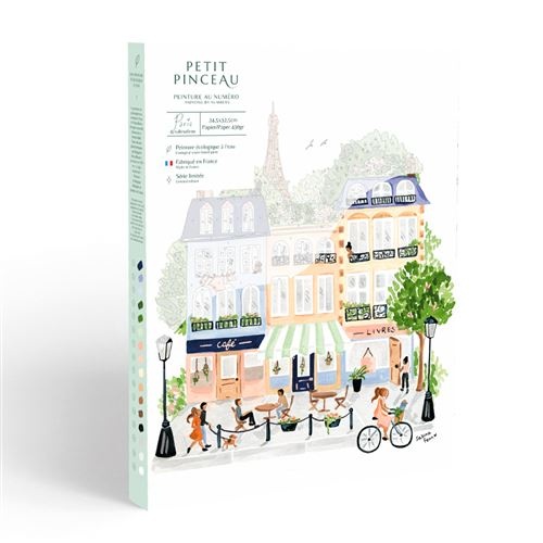 Kit de peinture au numéro - Petit Pinceau - Paris par Sabina Fenn