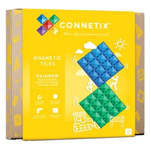[CO-3156] Connetix Blue & Green Base plate