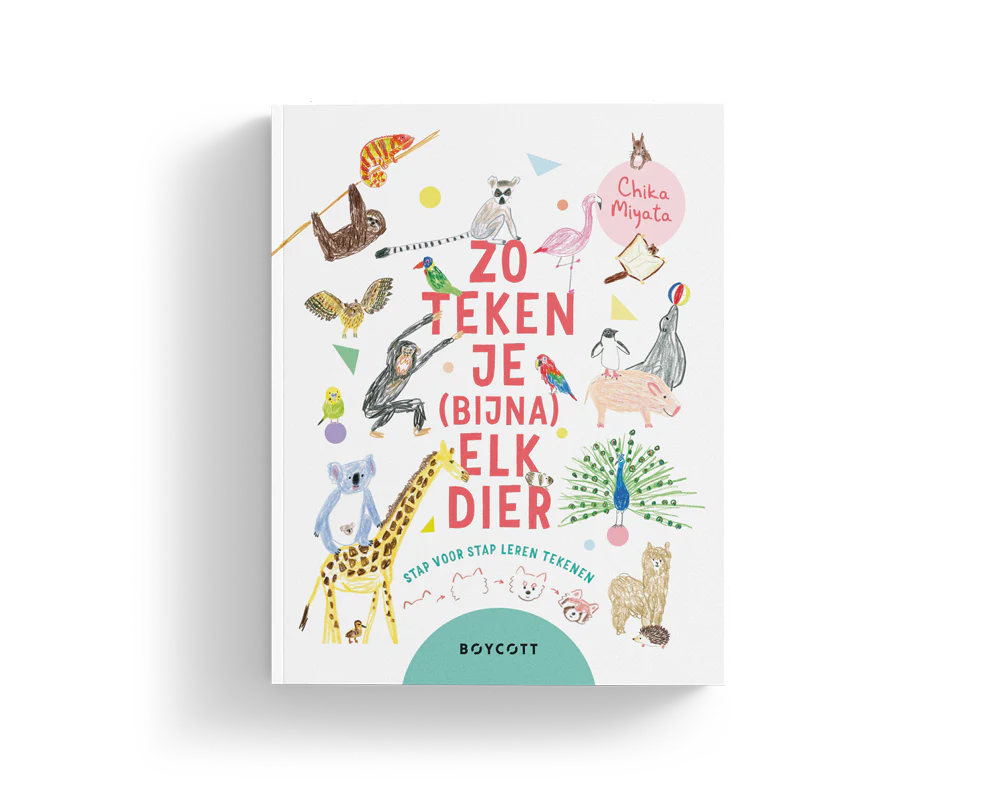 Zo teken je (bijna) elk dier. Stap voor stap leren tekenen