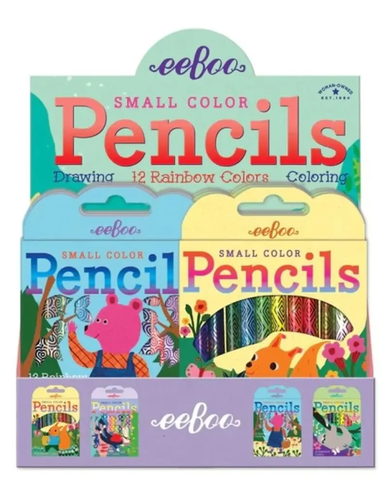 12 Petits crayons Animaux