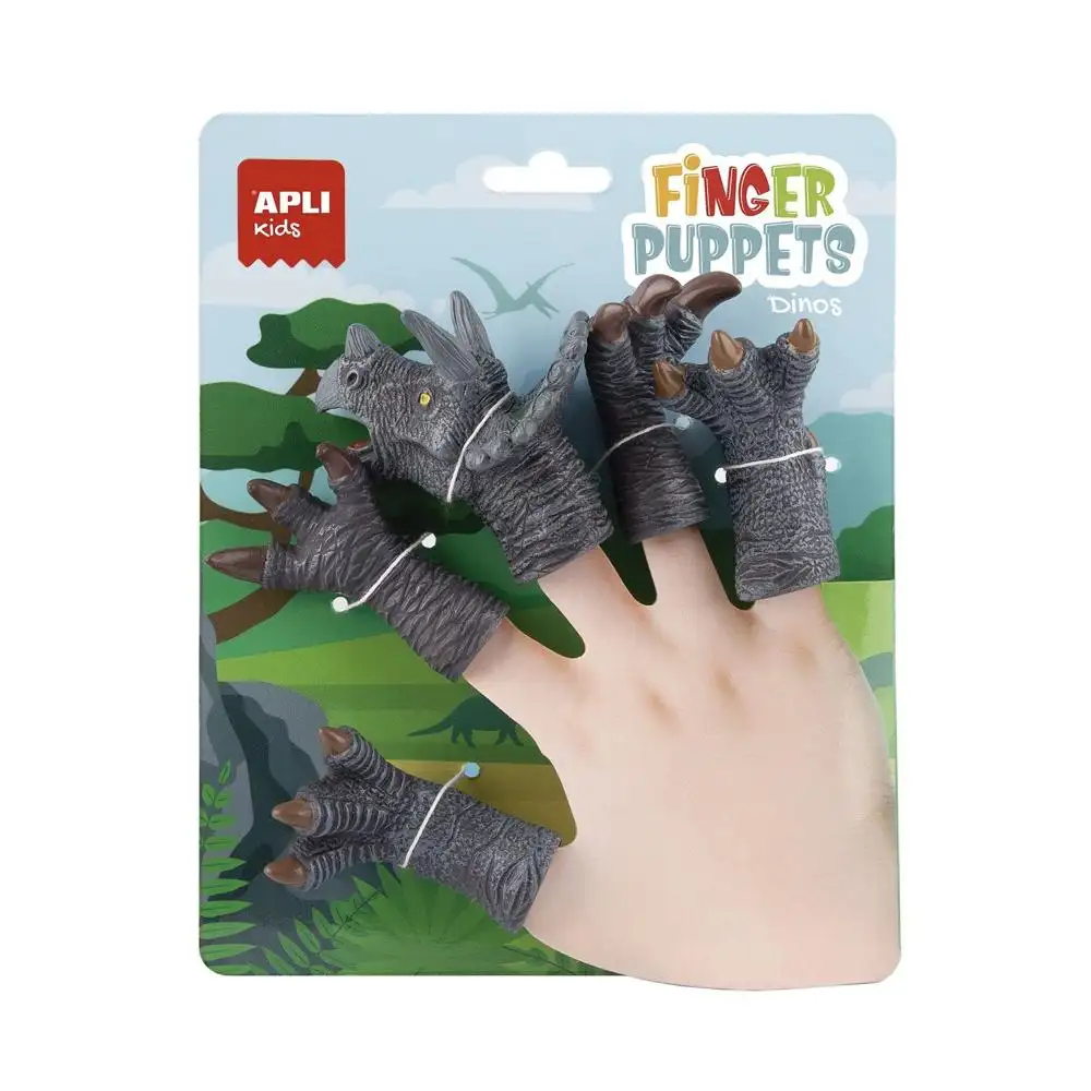 Marionnettes à doigts Triceratops