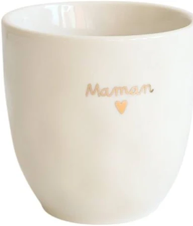 [LP-2126] Tasse Coeur doré Maman 