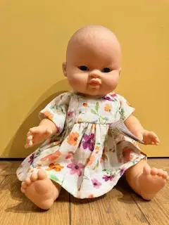 Vêtement Poupée 34 cm Robe Fleurie