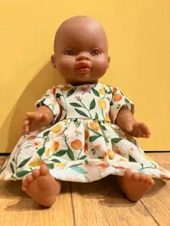 Vêtement Poupée 34 cm Robe Mandarine