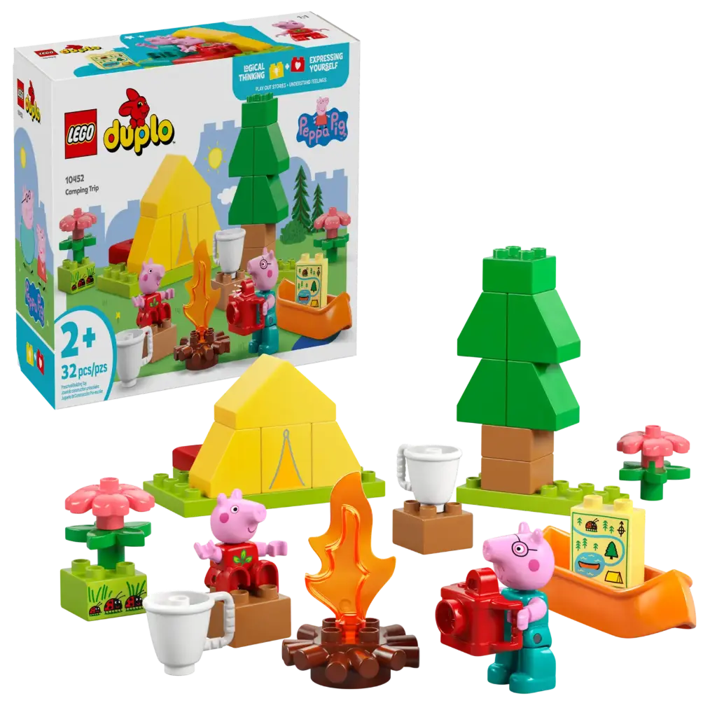Les vacances au camping Duplo Peppa Pig