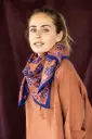 Big Foulard Dupatta Violeta Rust Apaches