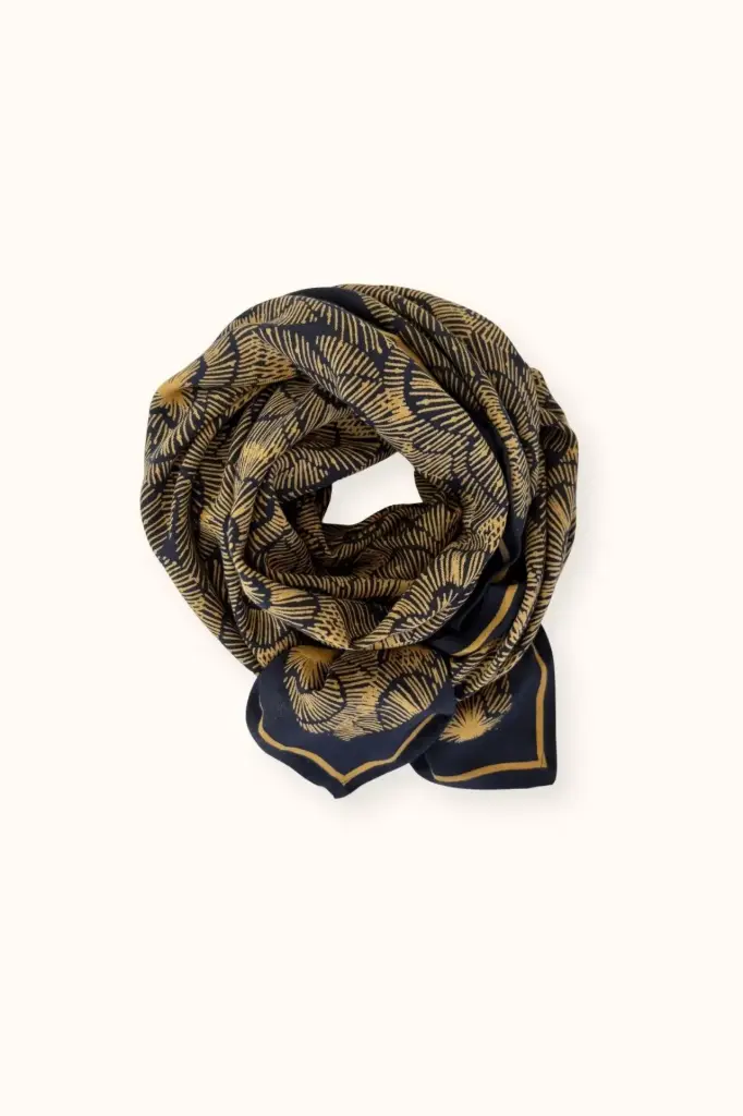 Big Foulard Latika Fireworks Navy