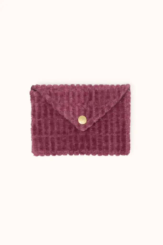 Enveloppe Ravi Velours Côtelé Cherry Apaches