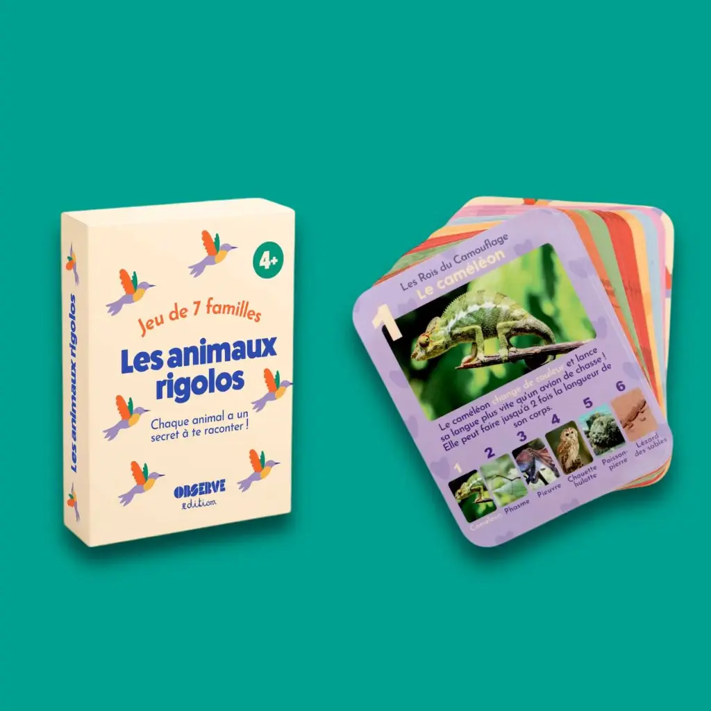 Jeu de 7 familles Les Animaux Rigolos