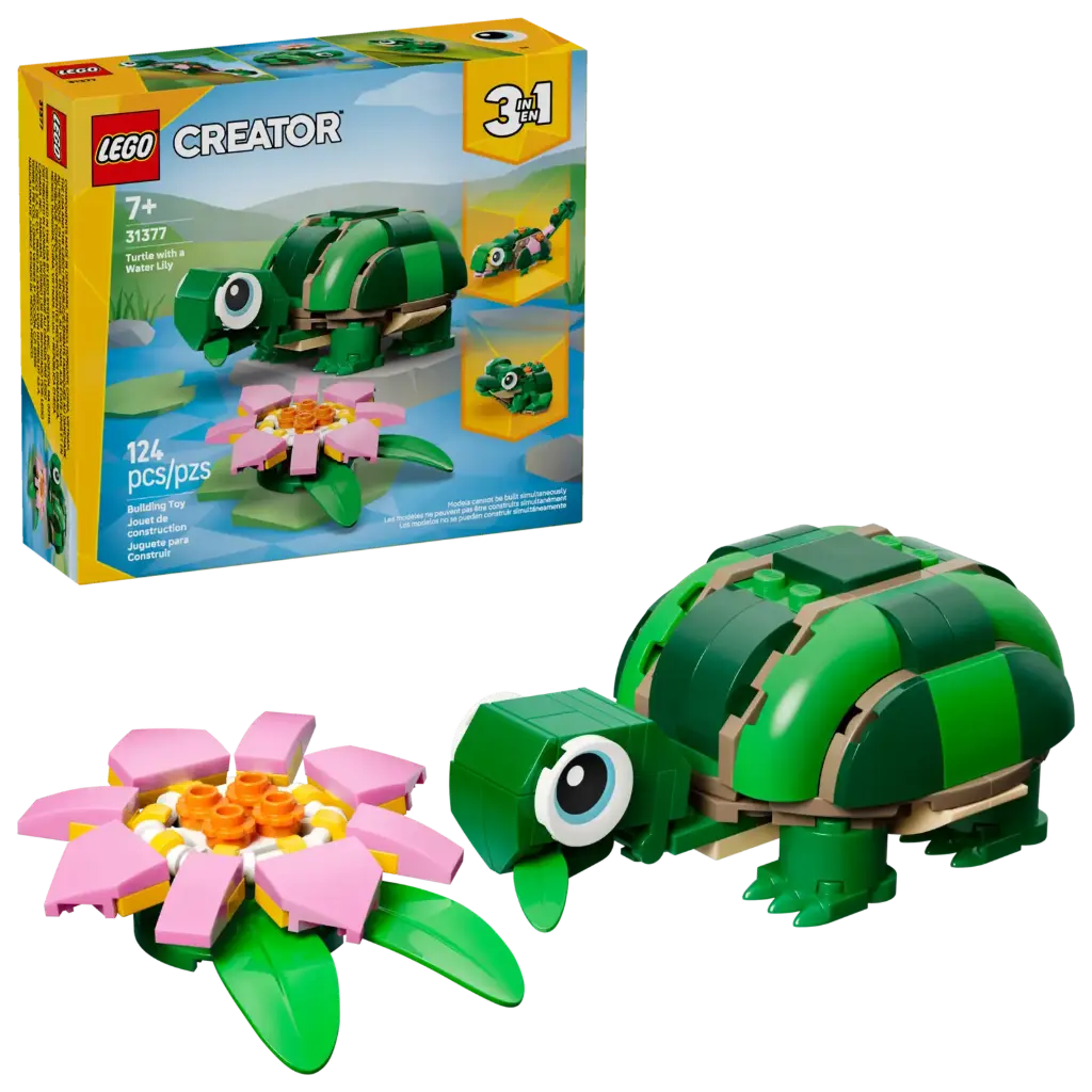 La tortue et la fleur de nénuphar Lego Creator