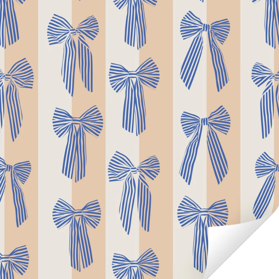 Rouleau Emballage Cadeau Big Bow Cobalt